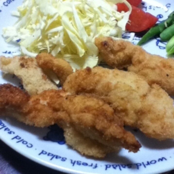 生姜風味の鳥のささみカツ レシピ 作り方 By とりあえず乾杯 楽天レシピ